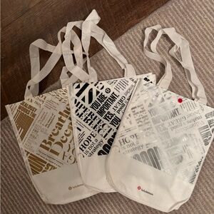 lululemon reusable tote bags